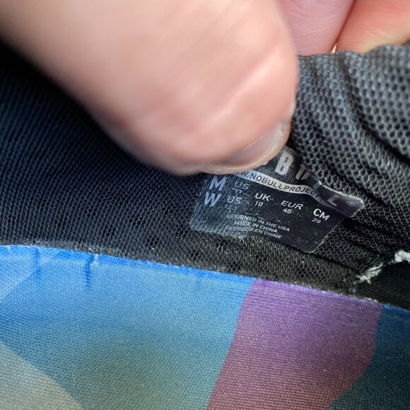 NoBull West Coast Womens Size 12.5 Mens 11 Black Athletic Trainer Sneakers Shoes - Picture 9 of 9